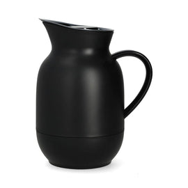 Stelton - Amphora vacuum jug 1 l. soft black Stelton - Amphora Thermoskan 1 l. - Zacht Zwart Thermoskan Stelton