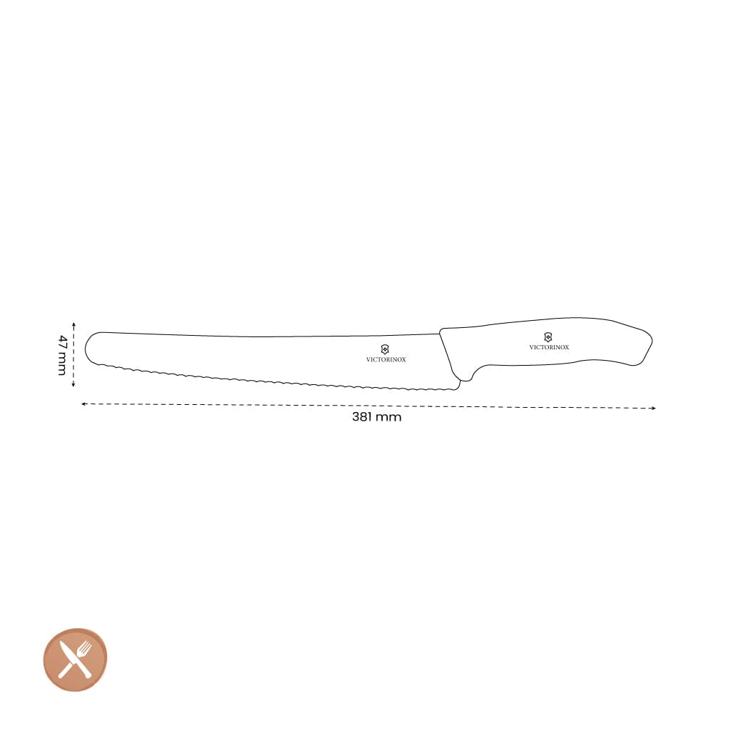 Victorinox - Banketbakkersmes Swiss Classic RVS/Fibro Victorinox