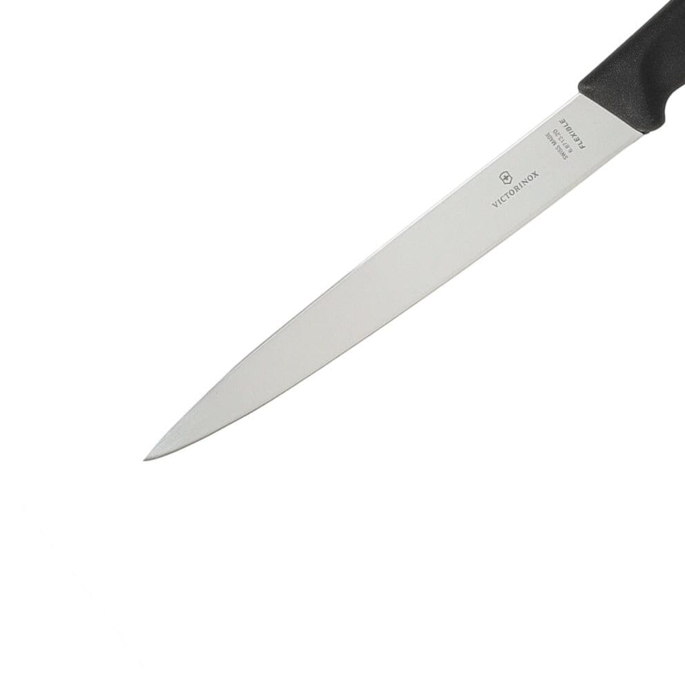 Victorinox - Fileermes Swiss Classic RVS/Zwart 20 cm Victorinox