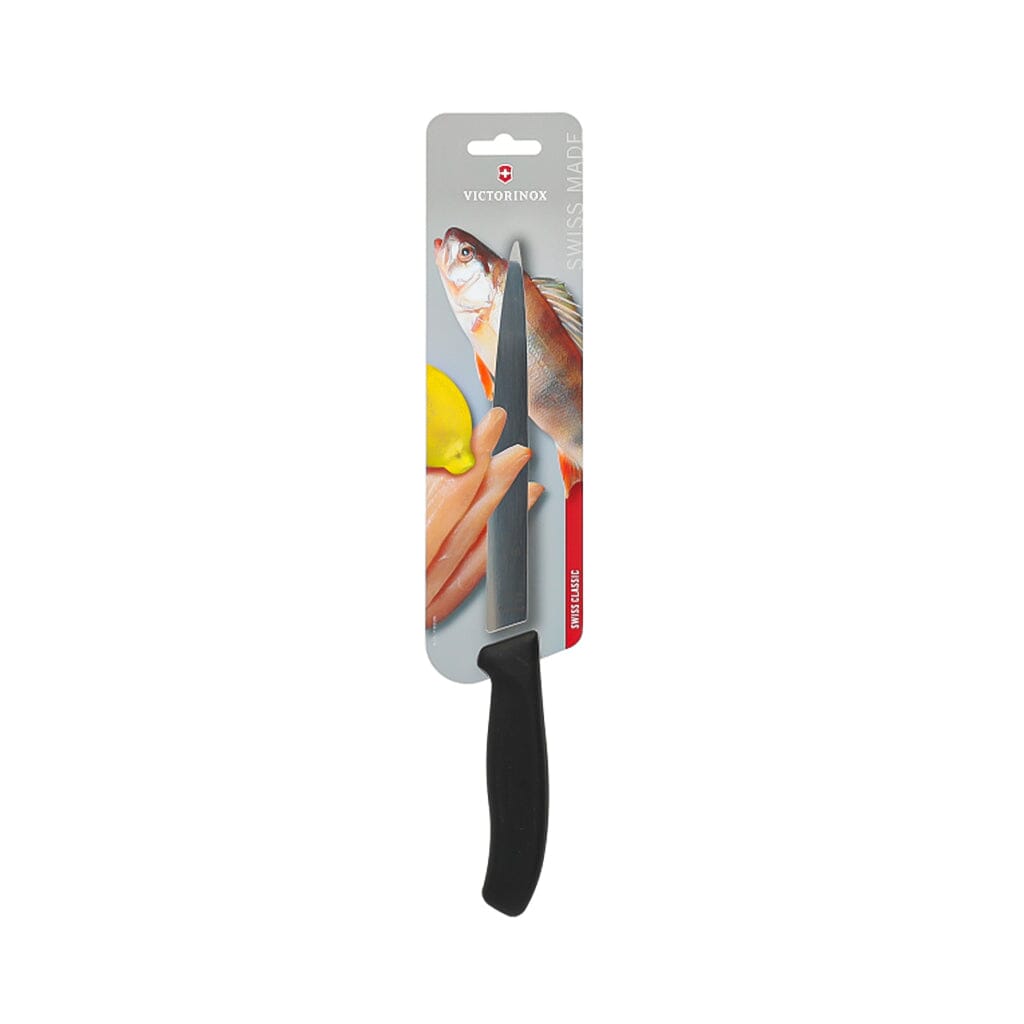 Victorinox - Fileermes Swiss Classic RVS/Zwart 20 cm Victorinox