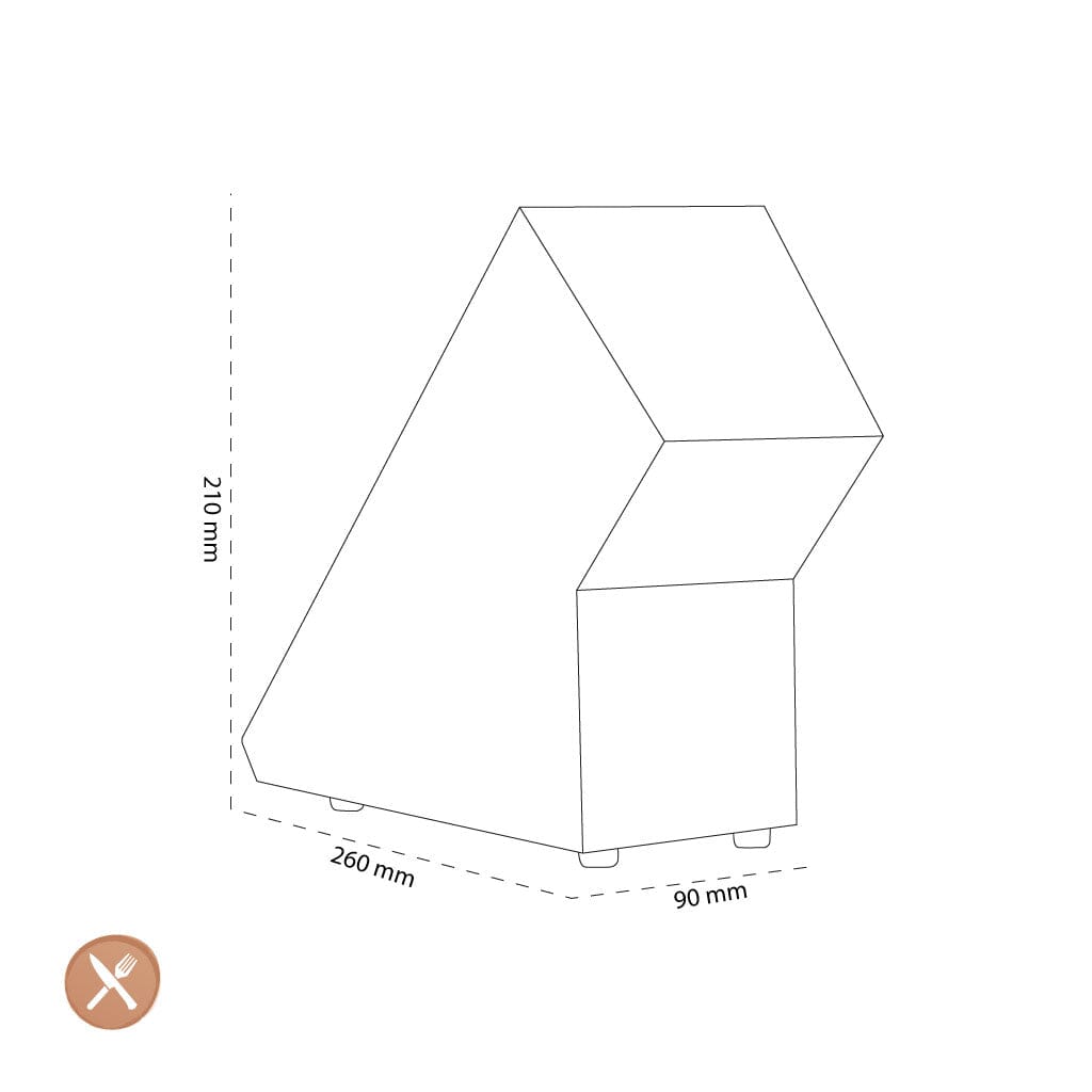 Wusthof - Classic 7-delige messenset met blok zwart Messenset met blok Wusthof