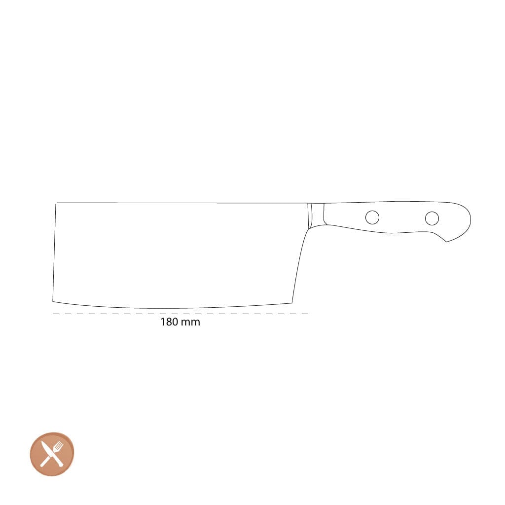 Wusthof - Classic Chinees Koksmes 18 cm Chinees koksmes Wusthof