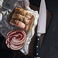 Wüsthof - Coffret de 2 couteaux Classic Ikon - Couteau de chef + Couteau à découper