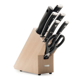 Wusthof - Classic Ikon 7-piece Knife Set with Knife Block Wusthof - Classic Ikon 7-delige Messenset met Messenblok Messenset met blok Wusthof