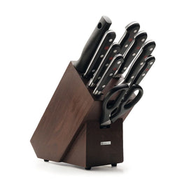 Wusthof - Classic Knife Set 9-piece with brown block Wusthof - Classic Messenset 9-delig met bruin blok Messenset met blok Wusthof
