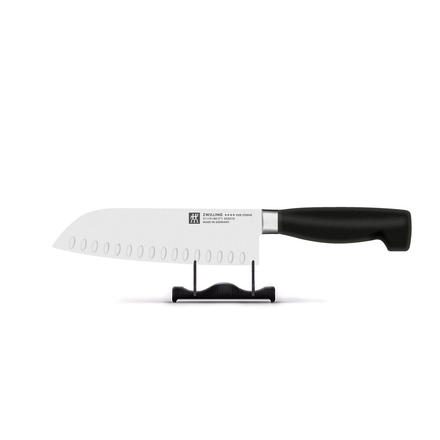 Zwilling - 4 Star Santoku-mes met kuiltjes 180 mm Santokumes Zwilling
