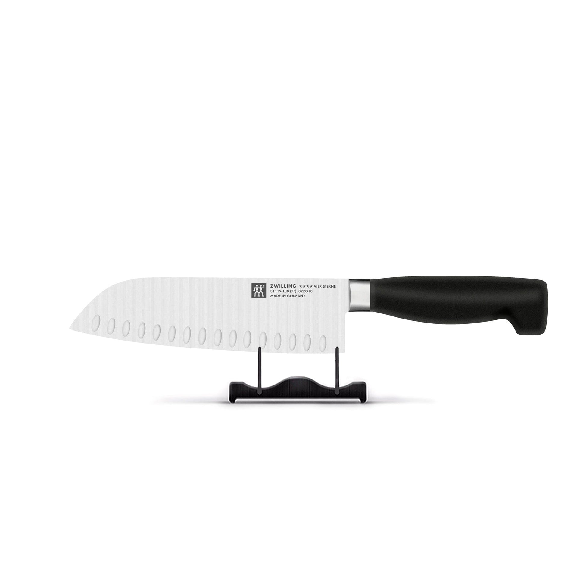 Zwilling - 4 Star Santoku-mes met kuiltjes 180 mm Santokumes Zwilling