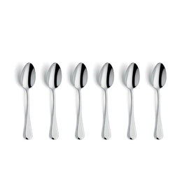 Amefa - Drift 6 Teaspoons - Silver Amefa - Drift 6 Theelepels - Zilver Bestekset Amefa