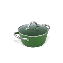 Cook & Pan - Go Green Cooking pan 20 cm with glass lid By C&P - Go Green Kookpan 20 cm met glazen deksel Kookpan By C&P
