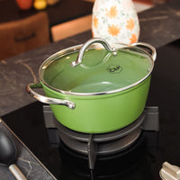 By C&P - Go Green Kookpan 24 cm met glazen deksel Kookpan By C&P