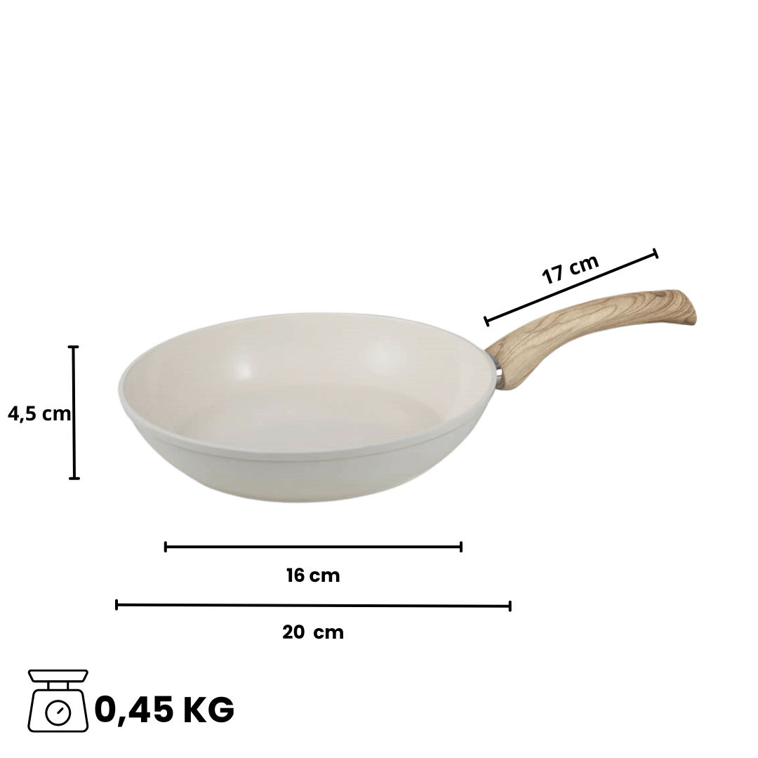 By C&P - Go Ivory Koekenpan 20 cm By C&P