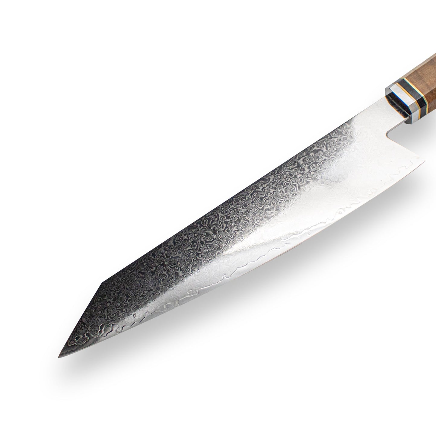 Emerald Octagon Damascus Kiritsuke 23 cm - Special Edition Keukenmessen Shinrai Japan