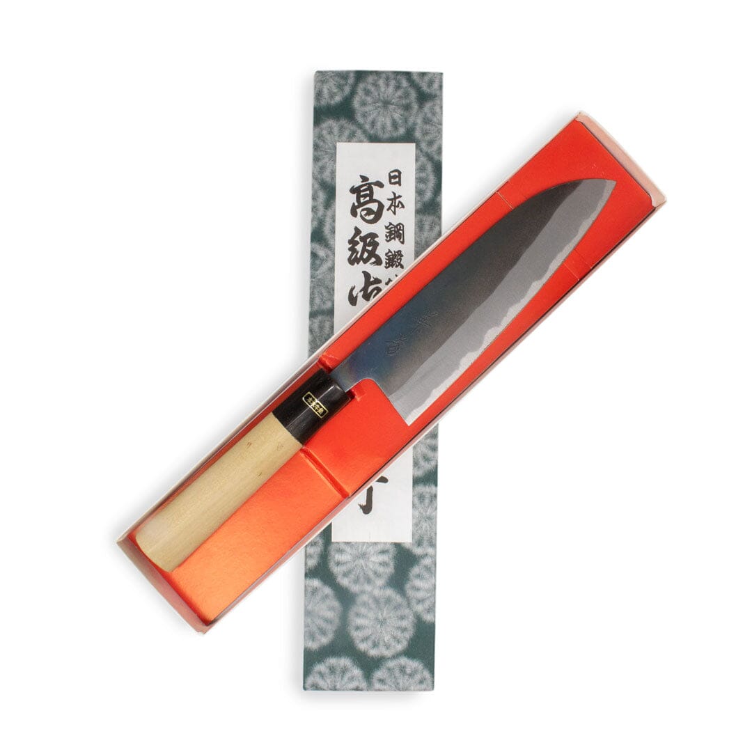 Fujiwara Kanefusa - Japanse Santoku 16,5 cm Santokumes Chroma