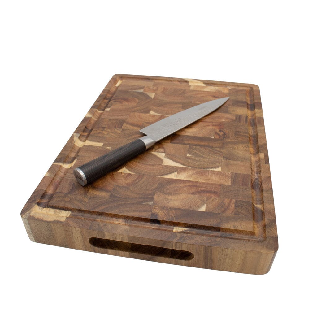 Luxe snijplank licht acaciahout - 41 x 30 x 4.5 cm Shinrai Japan