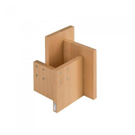 Artelegno - Bloc à couteaux magnétique Kombi / Porte-ustensiles de cuisine - Bois de hêtre Bezig met laden...