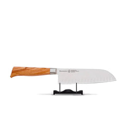 Messermeister - 16.5 cm Oliva Luxury santoku with dimples Messermeister - 16,5 cm Oliva Luxe santoku met kuiltjes Santokumes Messermeister
