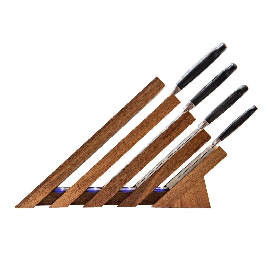 Messermeister - next level magnetic knife block with uv lights Messermeister