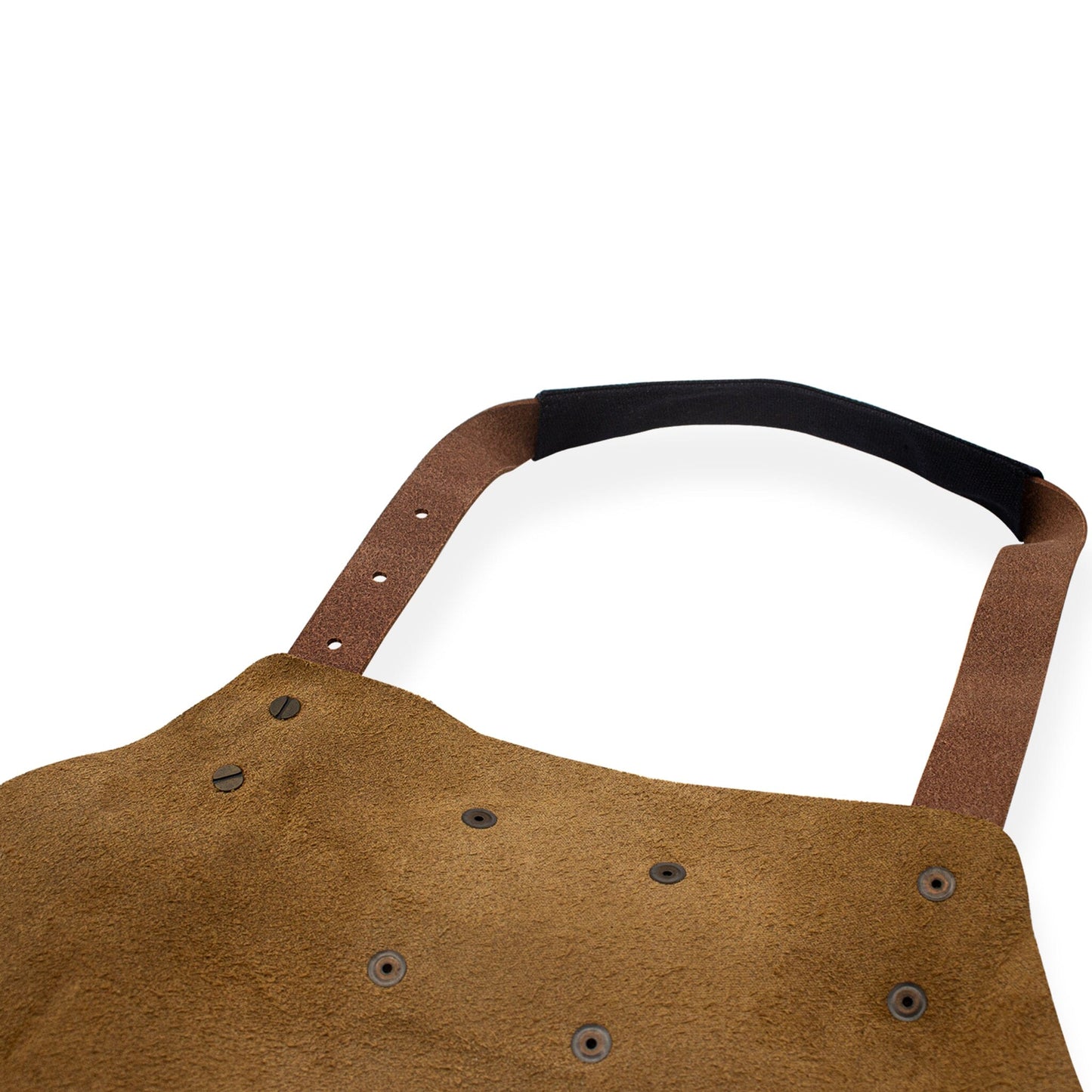 Witloft - Classic Leren Schort Donkerbruin Schort leer Witloft