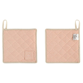 Witloft - Maniques en coton recyclé (2 pcs.) - Saumon Bezig met laden...