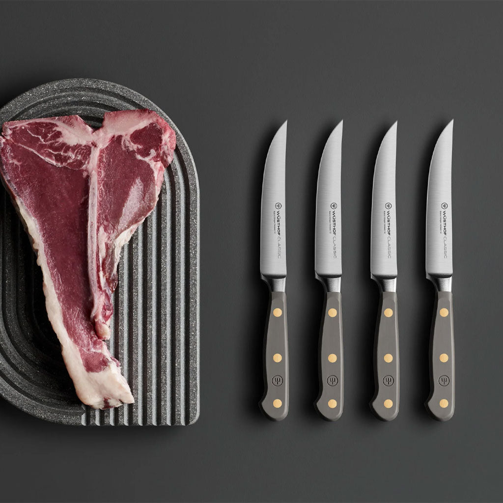 Wusthof - Classic Steakmes Velvet Oyster 12 cm