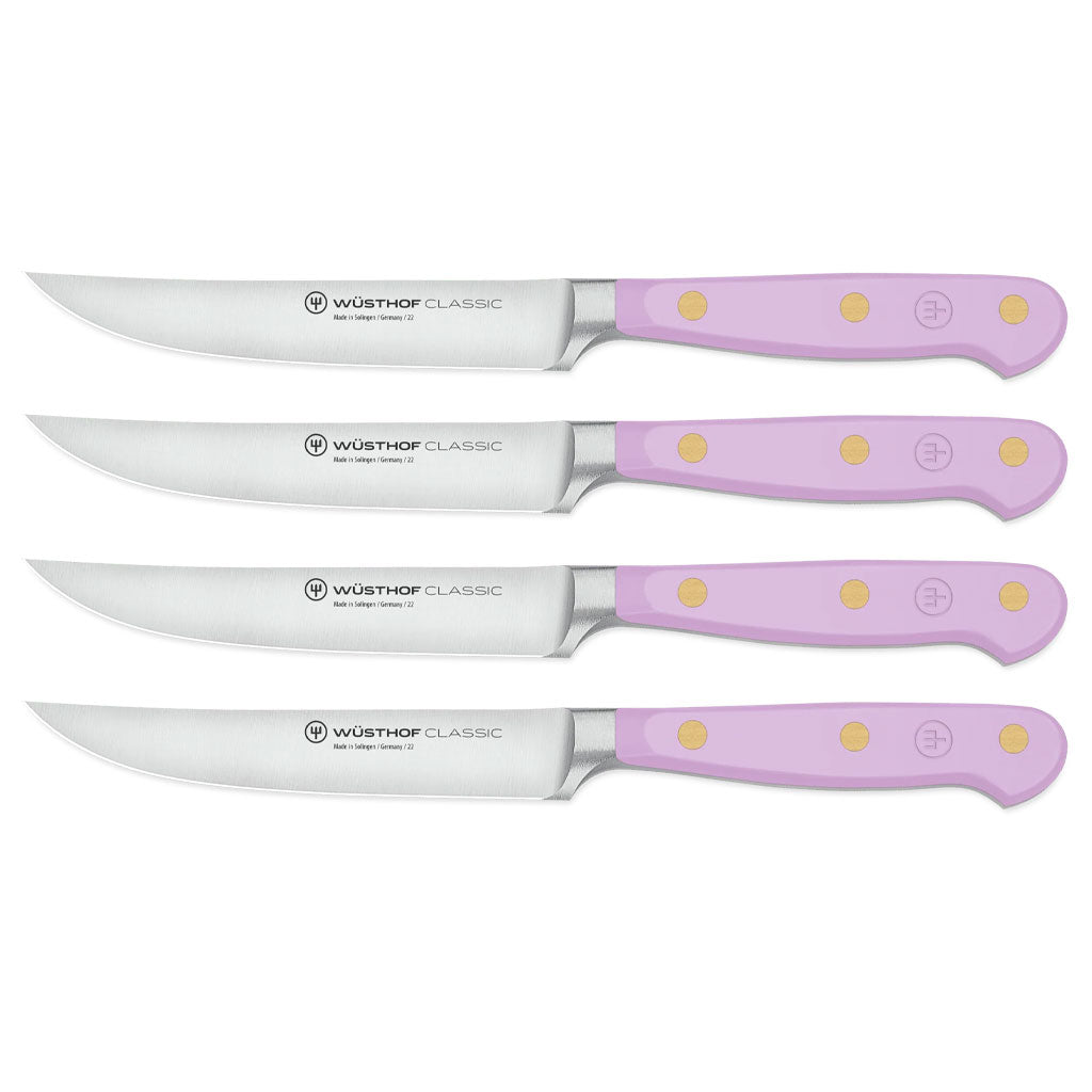 Wusthof - Classic Steak Knife Set 4-piece Purple Yam