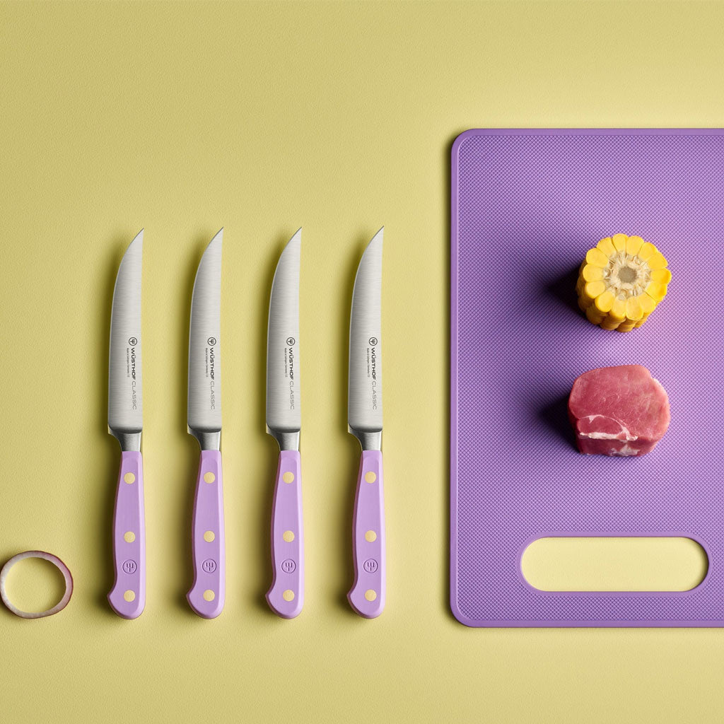 Wusthof - Classic Steak Knife Set 4-piece Purple Yam