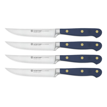 Wusthof - Classic Steak Knife Set 4-piece Wild Blueberry