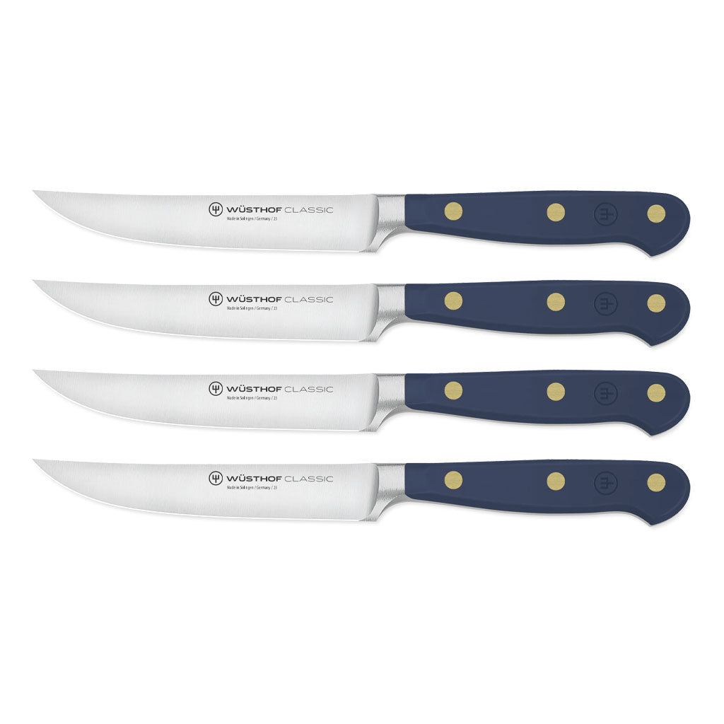 Wusthof - Classic Steak Knife Set 4-piece Wild Blueberry