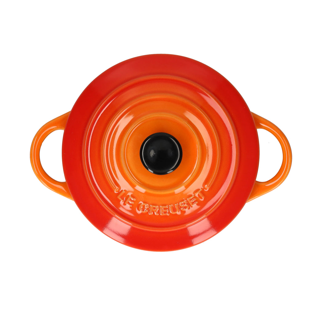 LeCreuset - Mini-Rôti-/ Faitout Orange-rouge 10cm 0.2l