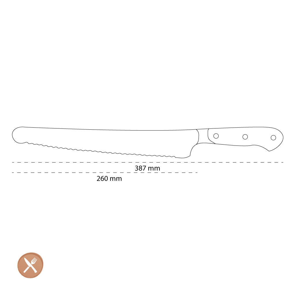 Wusthof - Classic Super Slicer With Fine Wave Cut 26 cm