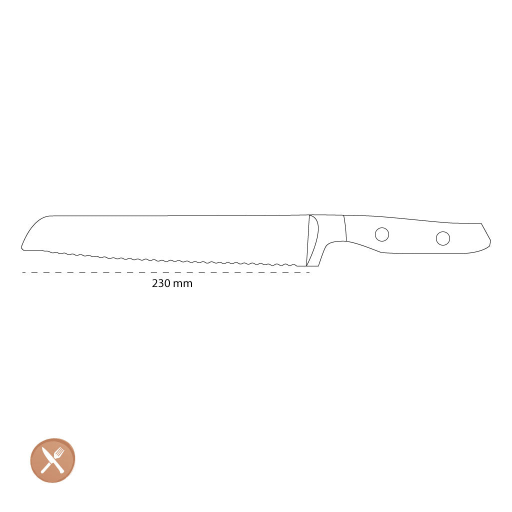 Wusthof - Amici Bread Knife 23 cm