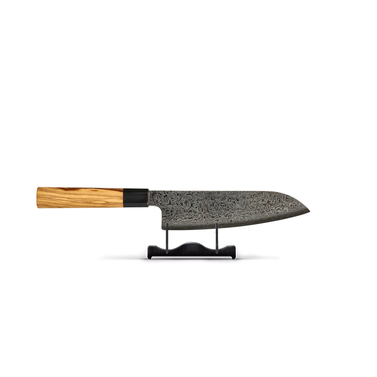 Shinrai Japon - Couteau Santoku Takumi Kaza Damas 18 cm