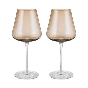 Blomus - BELO Rode Wijnglazen Coffee (set van 2)