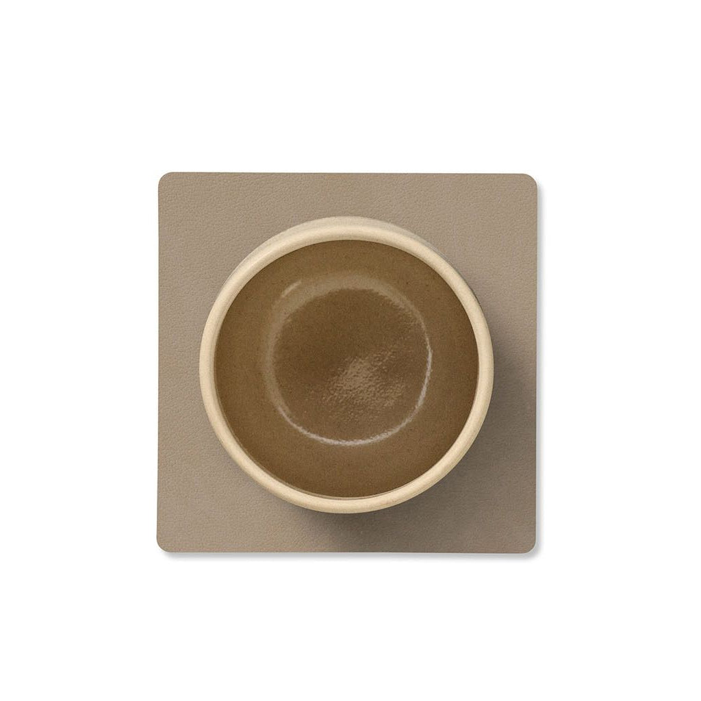 Lind DNA - Glass Coaster Square Nupo Clay Brown