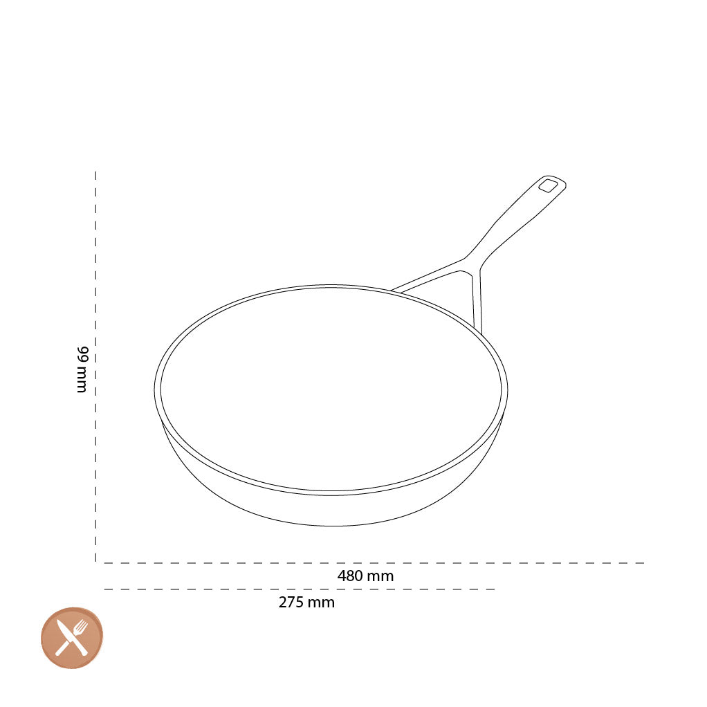 Demeyere - Alu Pro 5 Ceraforce Frying Pan 26 cm