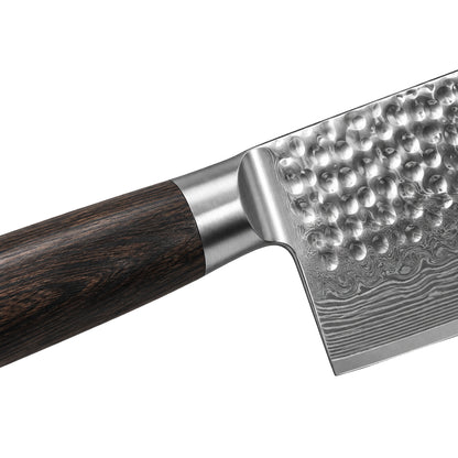Shinrai Knives - Hammered Damast BR - Damascus Chef's Knife 20 cm
