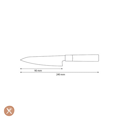 Shinrai Japon - Couteau d&#39;office Takumi Kaza Damas 9 cm