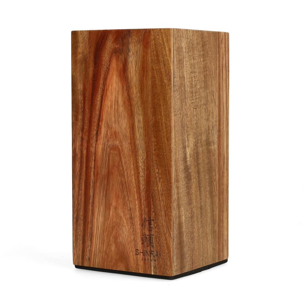 Shinrai Japan - Magnetic Knife Block - Acacia wood