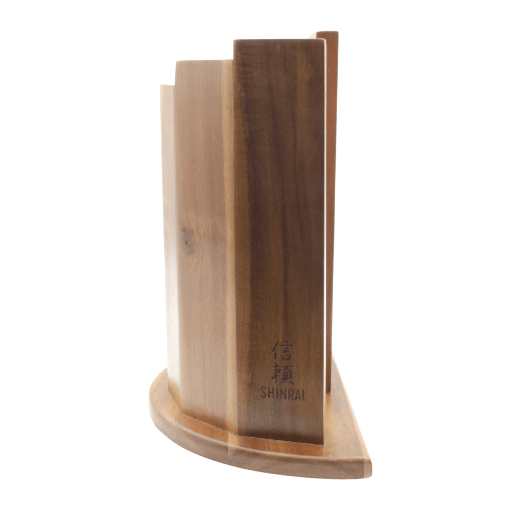 Shinrai Knives - Magnetic Knife Block Scalae - Acacia wood