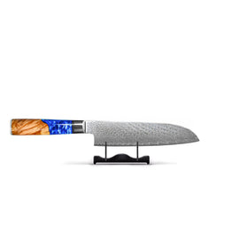 Shinrai Japon - Epoxy Saphir Damas Santoku 18 cm