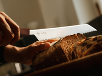 Horl - Couteau à pain en chêne - Triple Pro Cut Double face dentelée