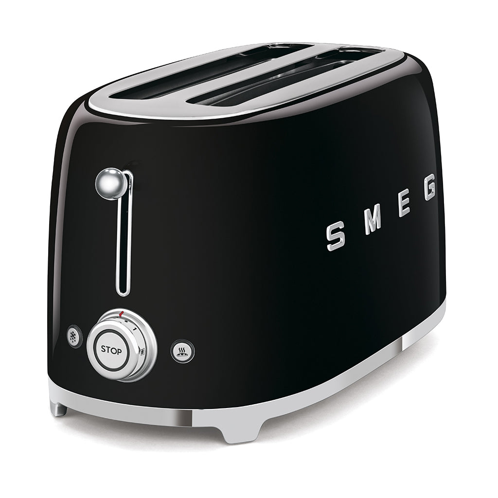 Smeg - Toasters | Black | 50s | Toaster 2x4