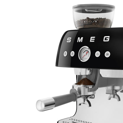 Smeg - Espresso Machine | Black | 1950s | Manual espresso machine with integrated bean grinder