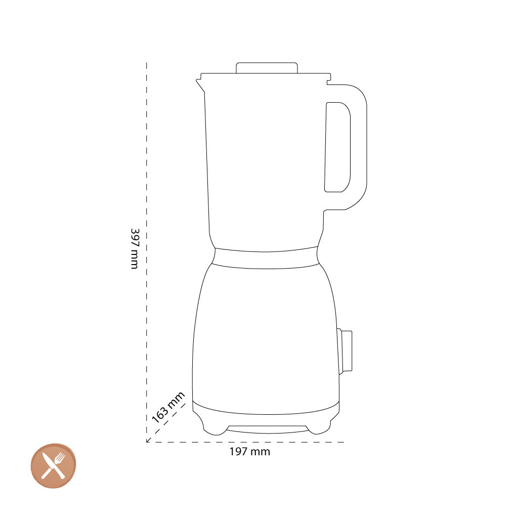 Smeg - Blender | Cream | 50s | Table blender