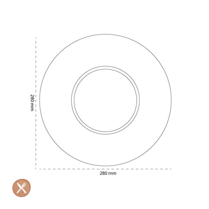 Villeroy & Boch - Fabriquer de la roche - Assiette à pâtes 28cm