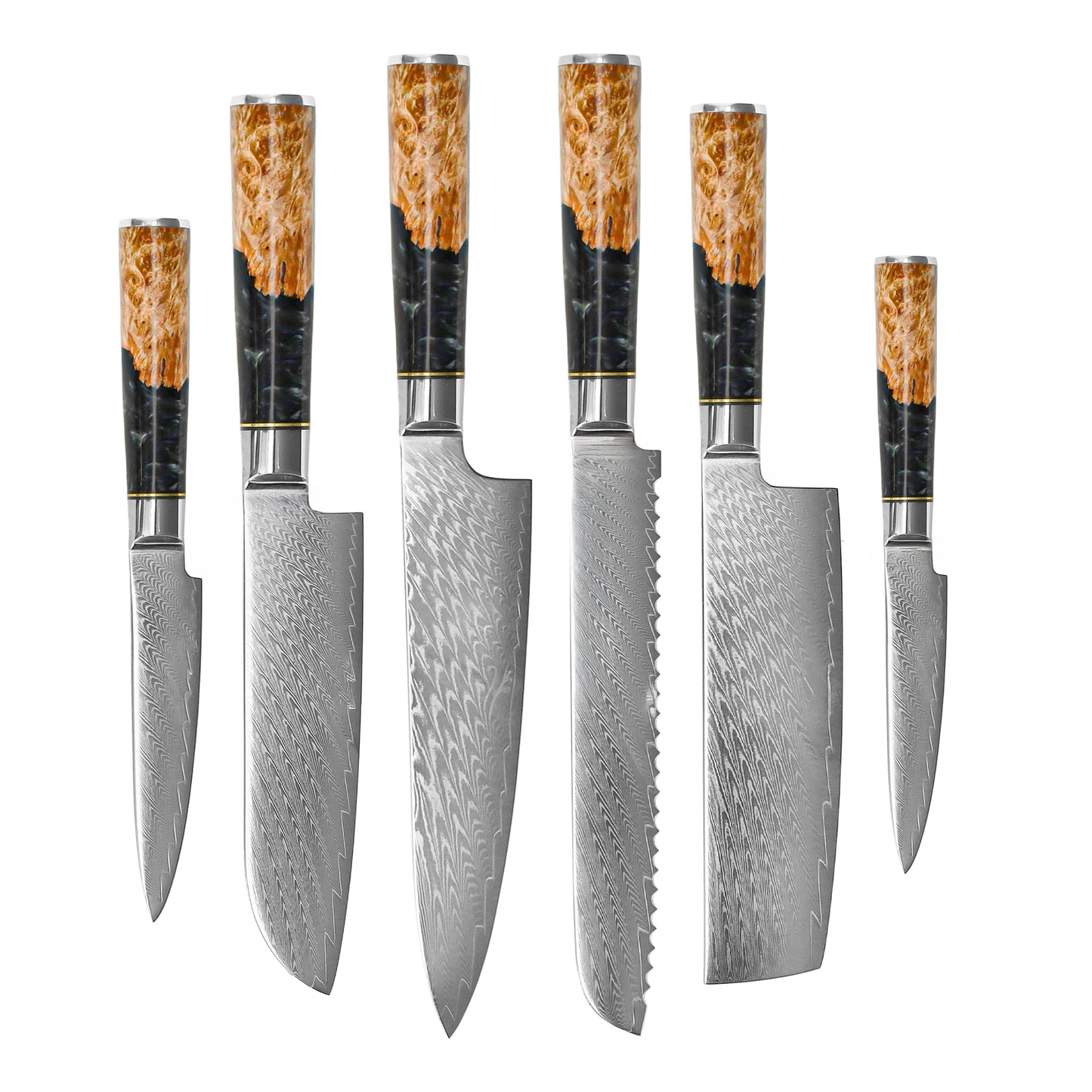 Shinrai Knives - Epoxy Onyx Mega Bundle - All you need