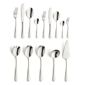 Amefa - Baguette - Coffret de couverts 60 pièces pour 6 personnes - Finition brillante - Couleur argent