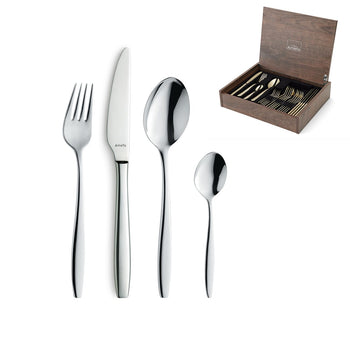 Amefa - Florence - Coffret de couverts 78 pièces pour 12 personnes - Finition brillante - Coffret de luxe