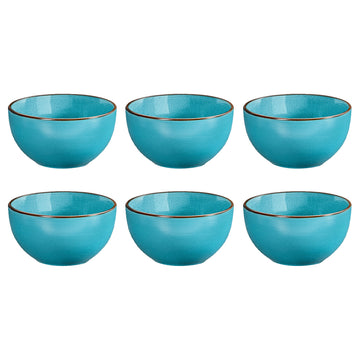 Medard de Noblat - Feeling Turquoise Breakfast bowl 13 cm (set of 6)