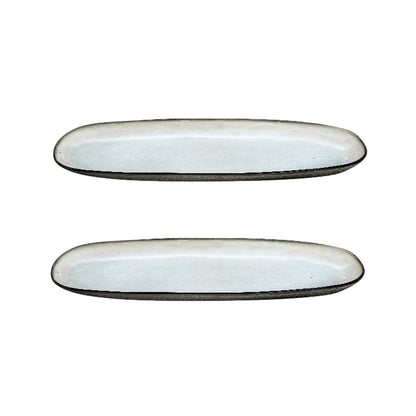 Medard de Noblat - Shadow Nacre Large Serving Dish 35.5 x 14 cm (set of 2)